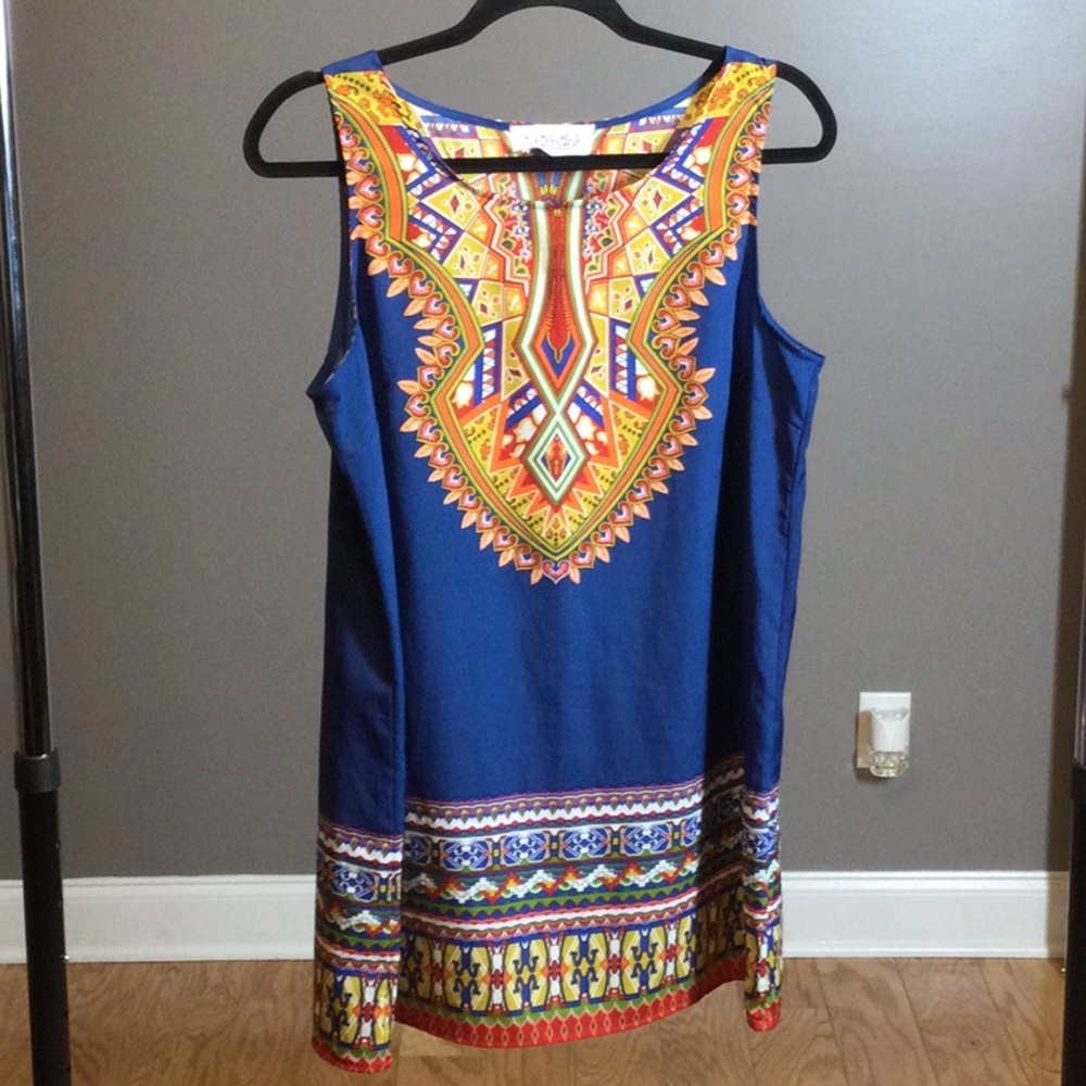 M YaYa Club Clothing Company Colorful Sleeveless Dress